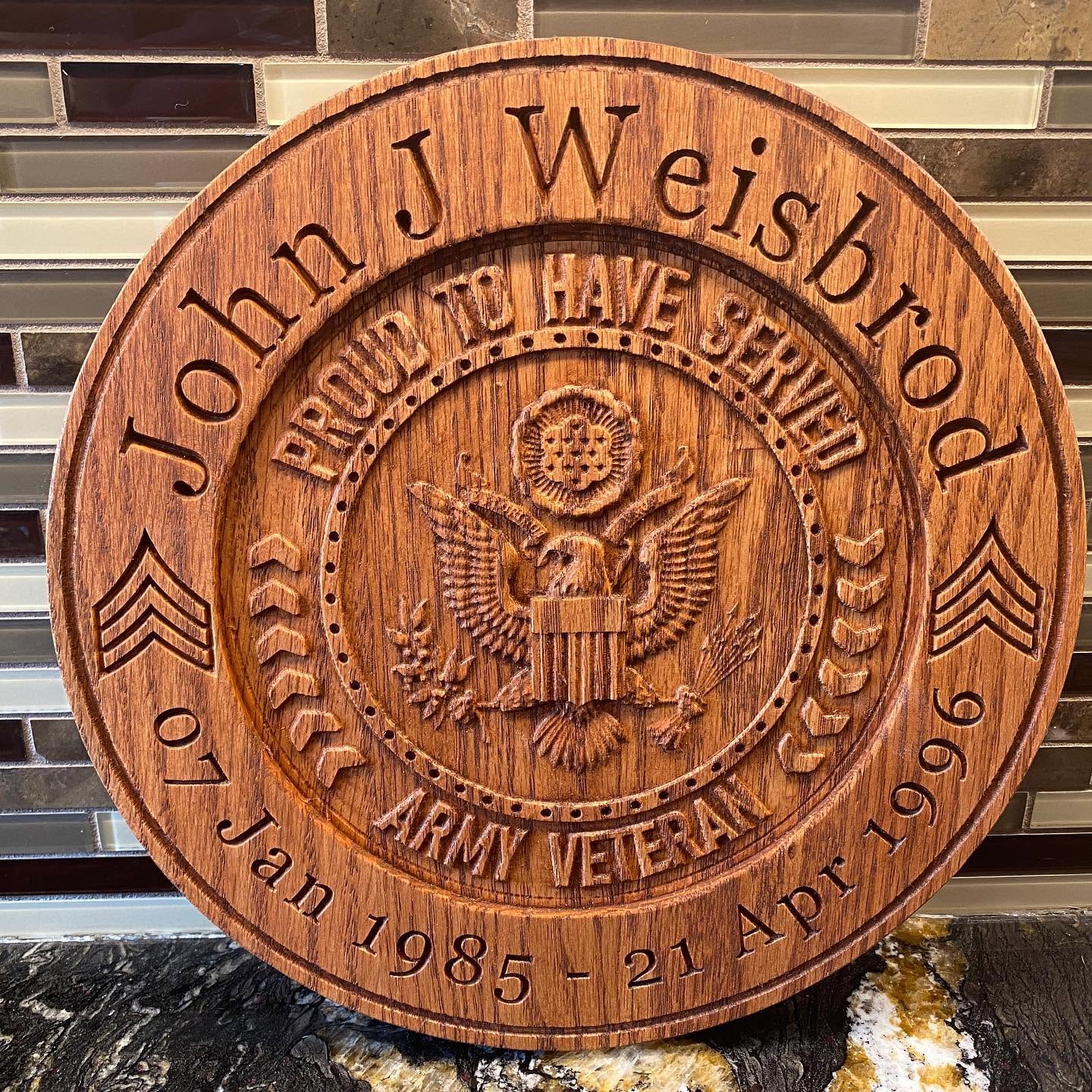 Service Member Plaque 2